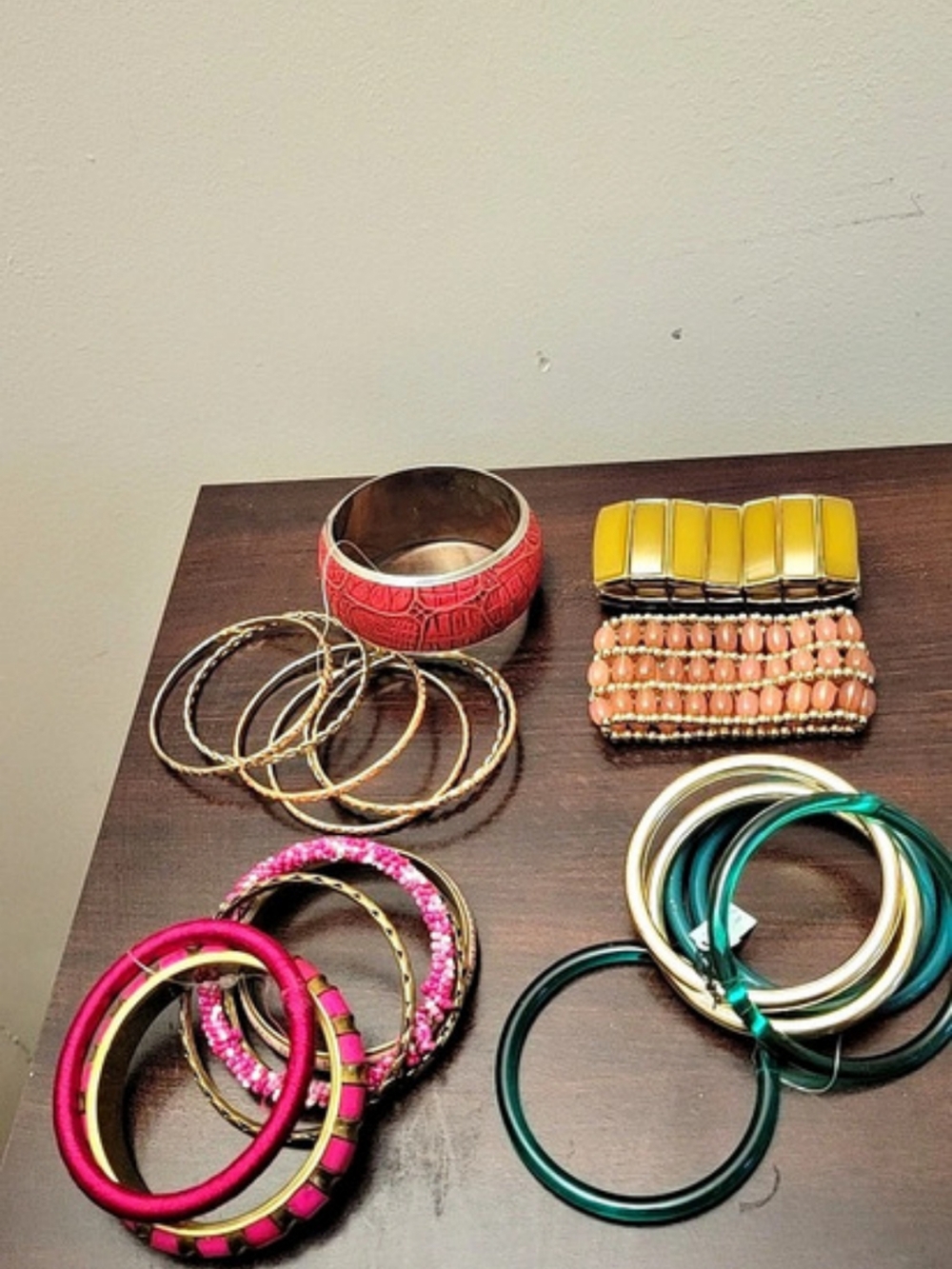 Bracelet Assortment Gold & Pink Like New